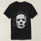 Halloween Michael Myers Mask Big Face  Tシャツ (デザイン正面)