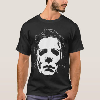 Halloween Michael Myers Mask Big Face  Tシャツ