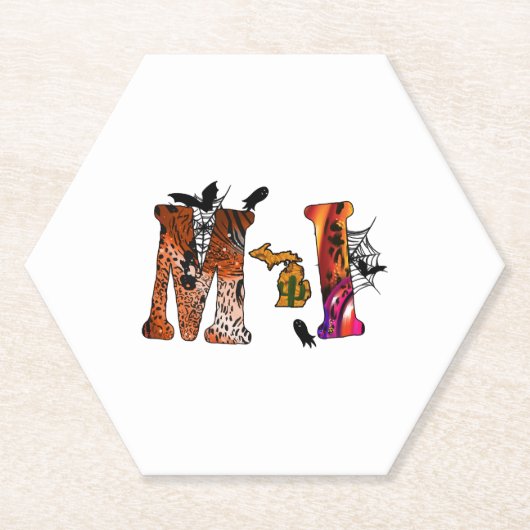 Halloween Michigan ペーパーコースター (正面)