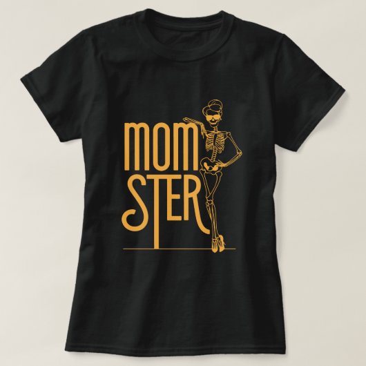 Halloween Mom: Mom-ster Fashion Tシャツ (デザイン正面)