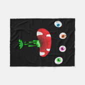 Halloween Monster Face Costume Cute Toddler Monste フリースブランケット (正面(横))