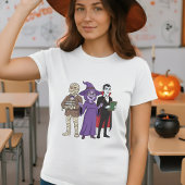  Halloween Monster Teacher Squad Teachers Staff  Tシャツ