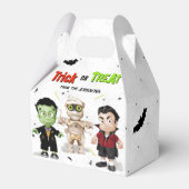 Halloween Monsters Party フェイバーボックス (裏面サイド)