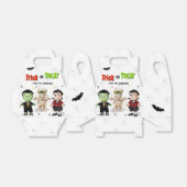 Halloween Monsters Party フェイバーボックス (折り畳みなし)