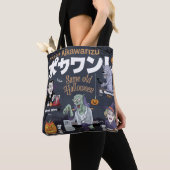 Halloween Monsters: Same Old Habits Funny Costume トートバッグ (クローズアップ)