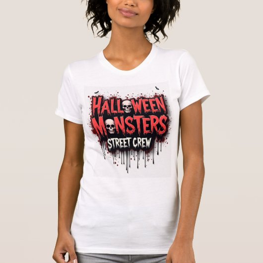 Halloween Monsters Street Crew T-Shirt Tシャツ (正面)