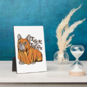 Halloween mops フォトプラーク (側面)