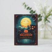 Halloween Movie Night Poster シーズンポストカード (スタンド正面)