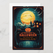 Halloween Movie Night Poster セーブザデート (正面/裏面)
