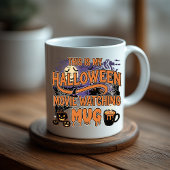 Halloween Movie Watching Mug – Spooky Horror Night ジャンボコーヒーマグカップ