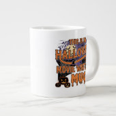 Halloween Movie Watching Mug – Spooky Horror Night ジャンボコーヒーマグカップ (正面右)