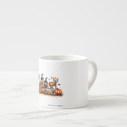 Halloween mug エスプレッソカップ (正面右)