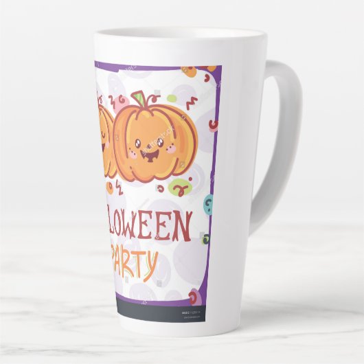 Halloween mug カフェラテマグ (右アングル)