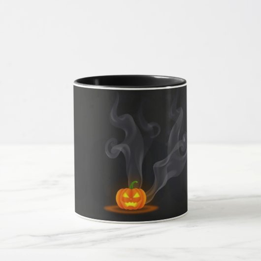Halloween Mug Boo Smoke Unique Spooky Coffee Cup マグカップ (中央)