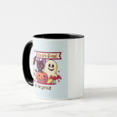 Halloween Mug, This is a mug for cat lovers マグカップ (正面左)