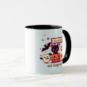 Halloween Mug, This is a mug for cat lovers マグカップ (正面右)