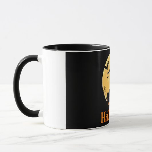 Halloween Mug – Unique Spooky Coffee Cup マグカップ (左)
