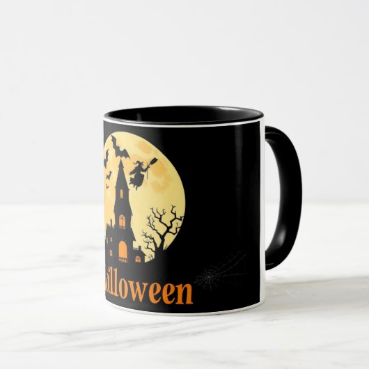 Halloween Mug – Unique Spooky Coffee Cup マグカップ (正面右)