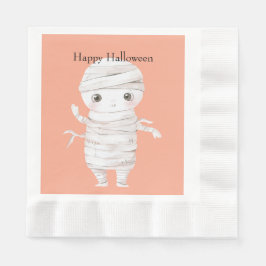 Halloween Mummy 縁ありランチョンナプキン
