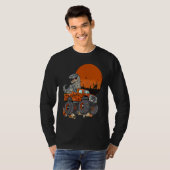Halloween Mummy Rex Monster Truck Tシャツ (正面フル)