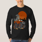 Halloween Mummy Rex Monster Truck Tシャツ (正面)