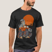 Halloween Mummy Rex Monster Truck Tシャツ (正面)