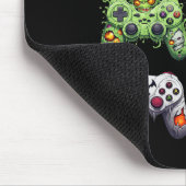 Halloween Mummy Zombie Gaming Controllers Vampire  マウスパッド (コーナー)