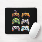 Halloween Mummy Zombie Gaming Controllers Vampire  マウスパッド (マウス)