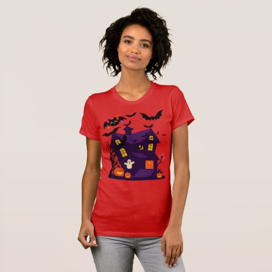 Halloween Mystery House Tee 🏚️🎃 Tシャツ (正面フル)