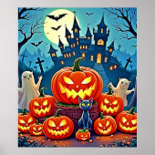 Halloween Night: Spooky Fun Art ポスター (正面)
