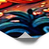 Halloween Night: Spooky Fun Art ポスター (角)