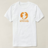 Halloween Night Witch Ride Tシャツ (デザイン正面)