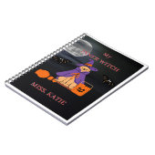 Halloween notebook for intuitive women ノートブック (左側)