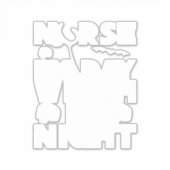 Halloween Nurse By Day Witch By Nights シール (正面)