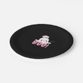 Halloween Nurse Shirts Women Boo! T-Shirt Ghost Nu ペーパープレート (アングル)