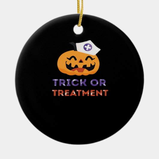 Halloween Nurse Trick or Treatment Classic T-Shirt セラミックオーナメント (正面)