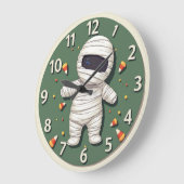 Halloween Nursery: Lil' Monster Wall Clock ラージ壁時計 (傾斜)