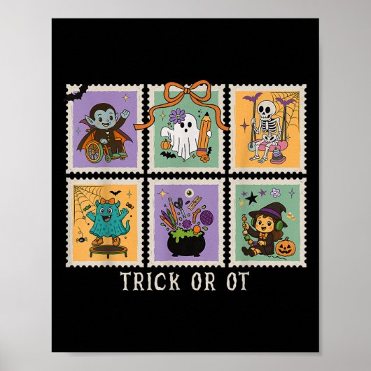 Halloween Occupational Therapy Trick Or Ot Therapi ポスター (正面)