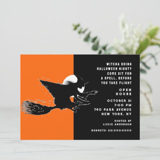 Halloween Open House Invitation 招待状 (スタンド正面)