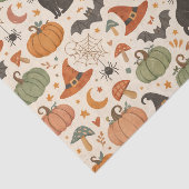 Halloween Orange and Green Pattern 薄葉紙 (詳細)