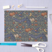 Halloween Orange Black Cats Bats  薄葉紙 (クラフト)