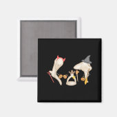 Halloween Ossicle Audiology Audiologist Student En マグネット (正面/裏面)