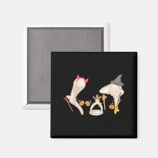 Halloween Ossicle Audiology Audiologist Student En マグネット (正面/裏面)