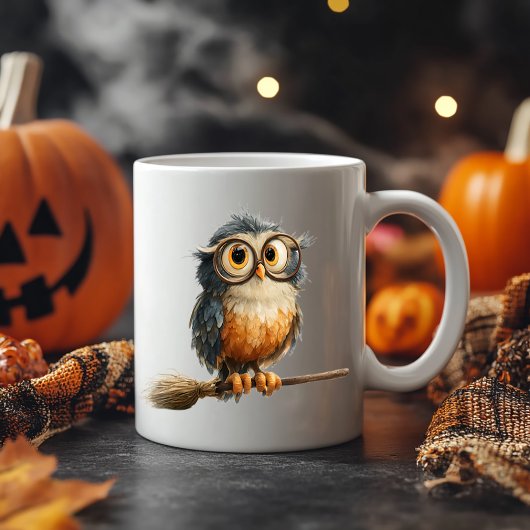 Halloween Owl コーヒーマグカップ