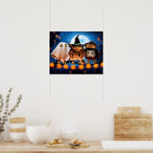 Halloween Owls ポスター (キッチン)