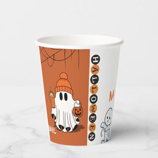 Halloween Paper Cup | Fun Party Drinkware 紙コップ (裏面)