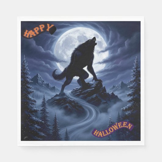 Halloween Paper Napkins スタンダードランチョンナプキン (正面)