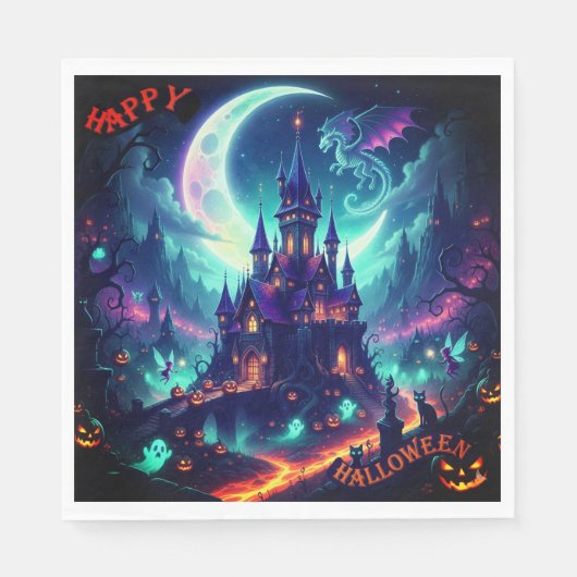 Halloween Paper Napkins スタンダードランチョンナプキン (正面)