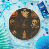 Halloween paper plates ペーパープレート (パーティー)