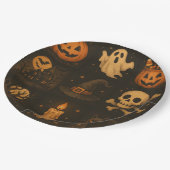 Halloween paper plates ペーパープレート (アングル)